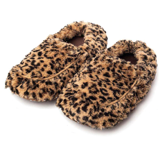 Leopard Warmies Slippers