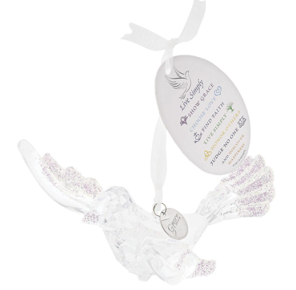 Simply Dove Acrylic Ornament