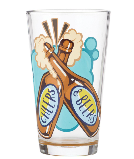 Cheers and Beers Beer Glass