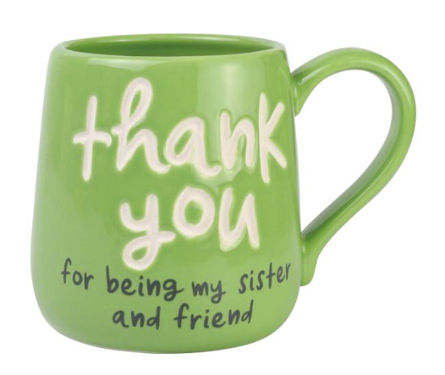 Engraved Thank You Sister Mug