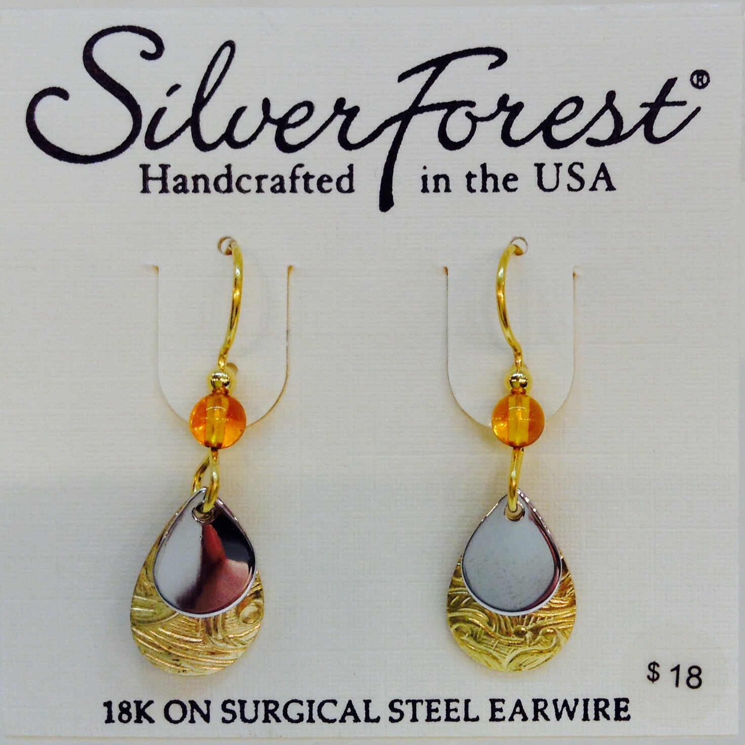 Gold And Silver Dangle