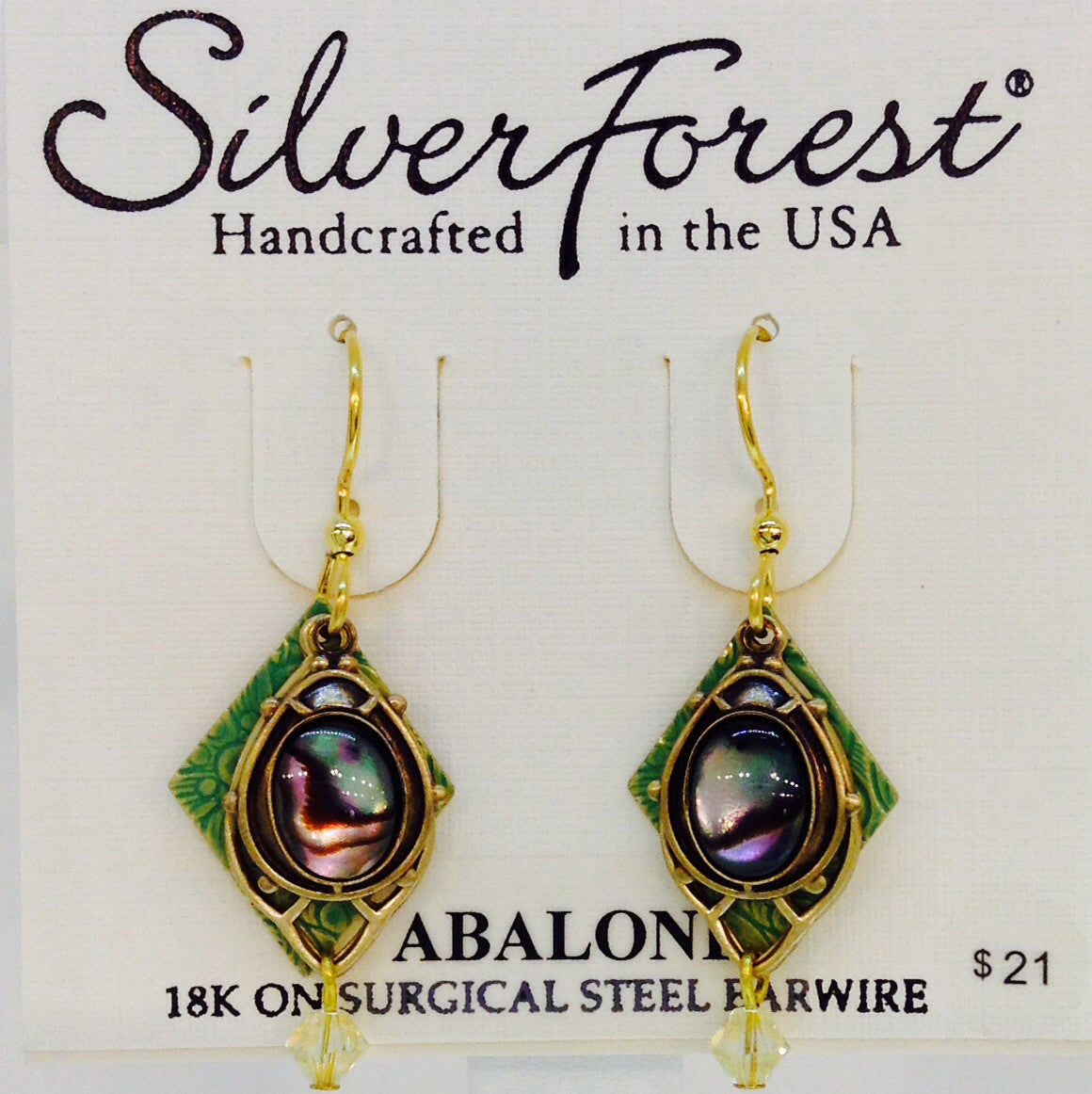 Abalone Lady Bug On Diamond