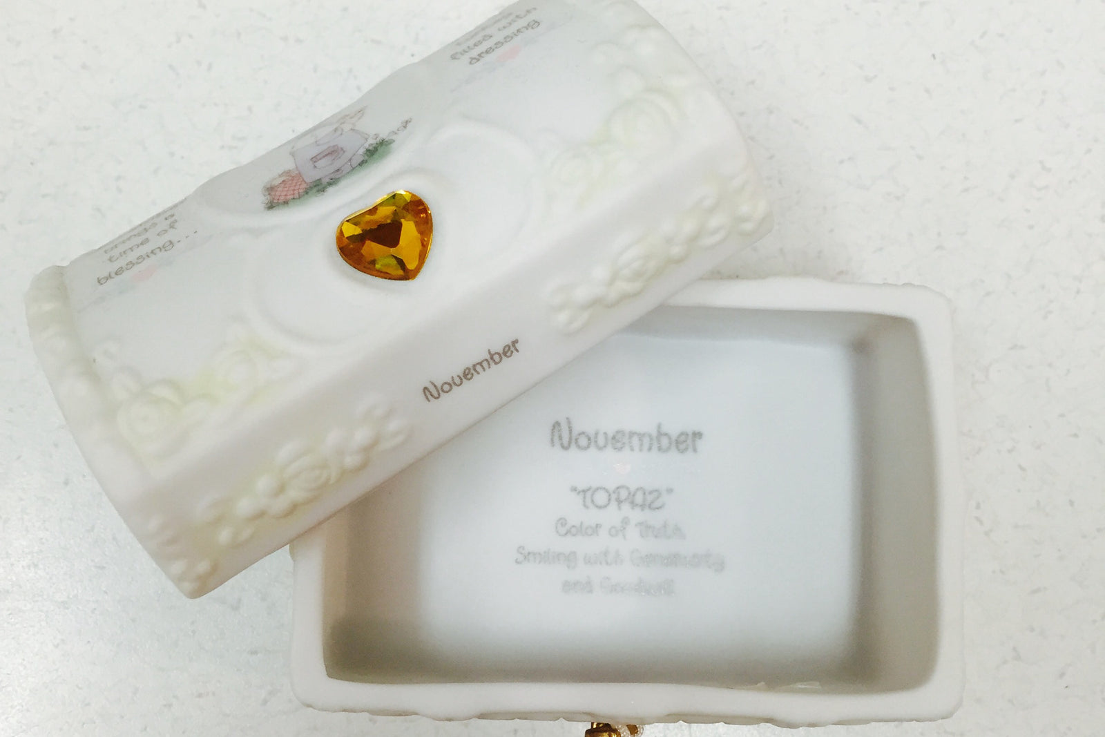November Birthstone Trinket Box