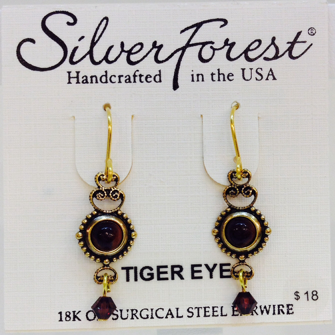 Tiger Eye Earring