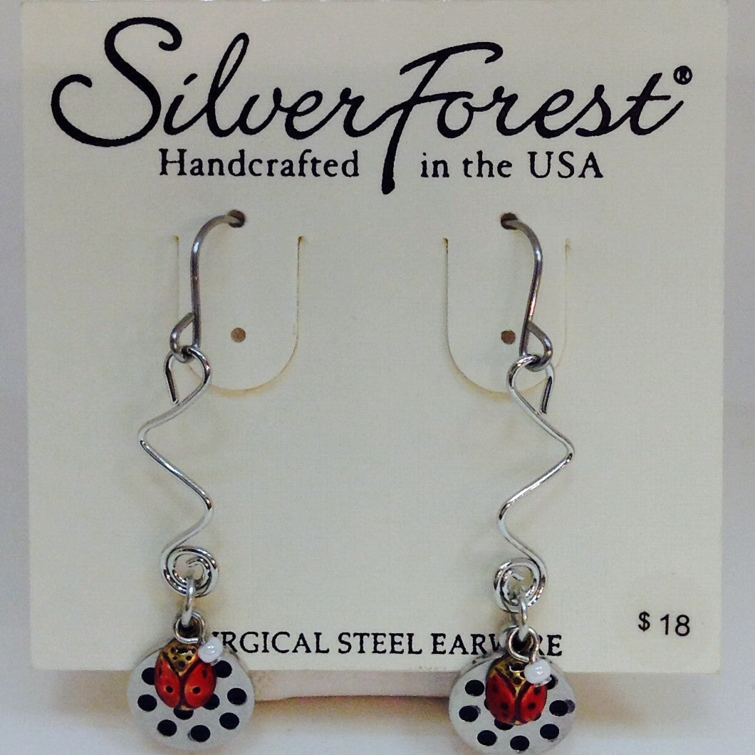 Ladybug Wire Dangle