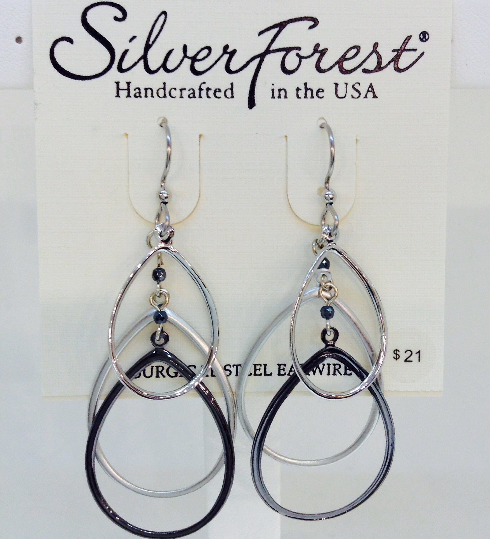 Triple Open Teardrops