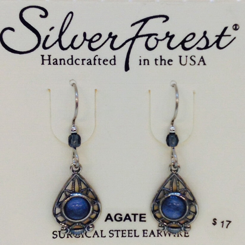 Blue Lace Agate Drop