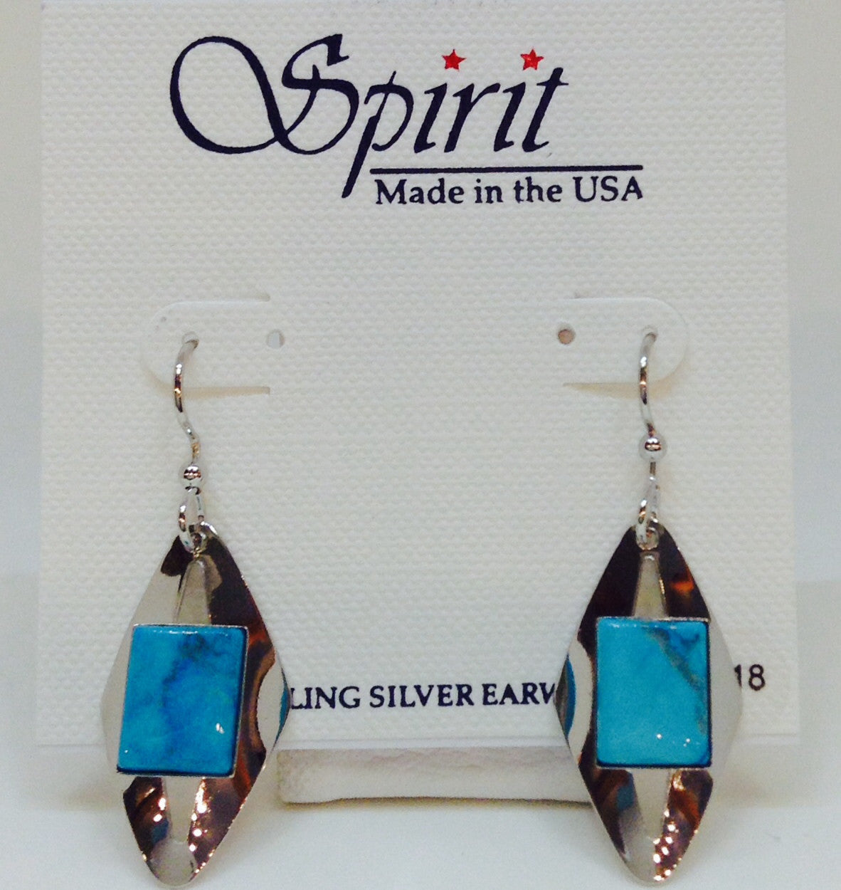 Turquoise Howlite On Silver