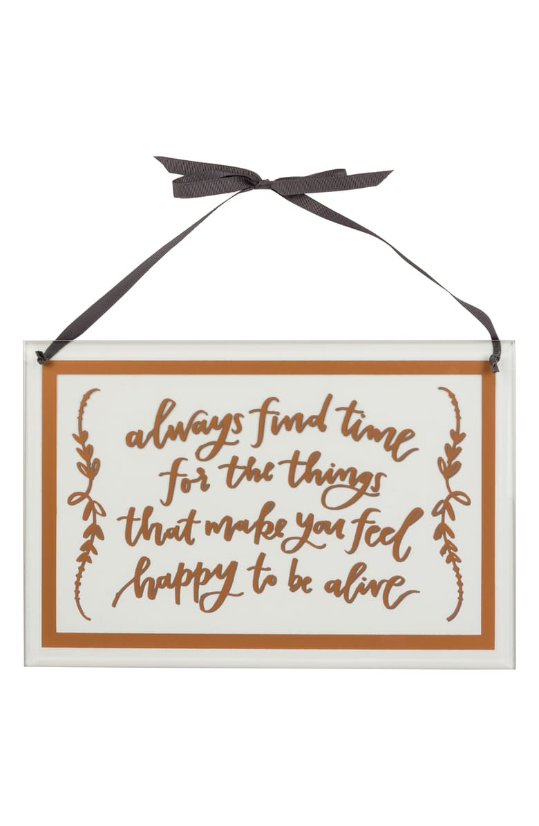 Glass Panel-Happy Alive