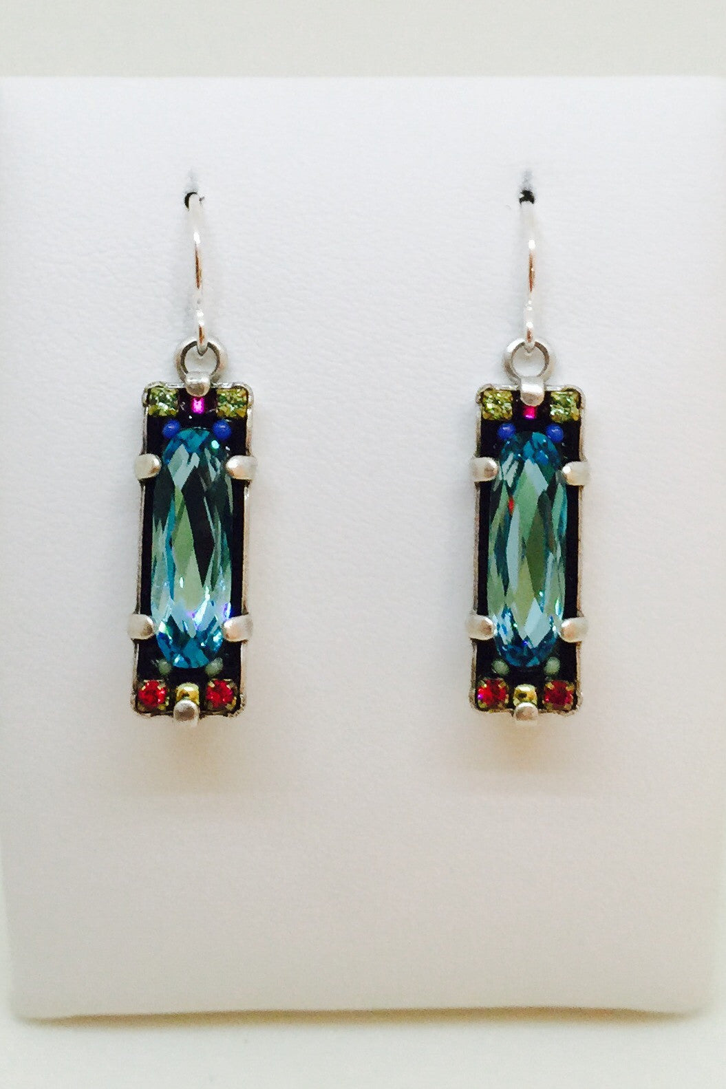 Crystal Earring-Light Turquoise