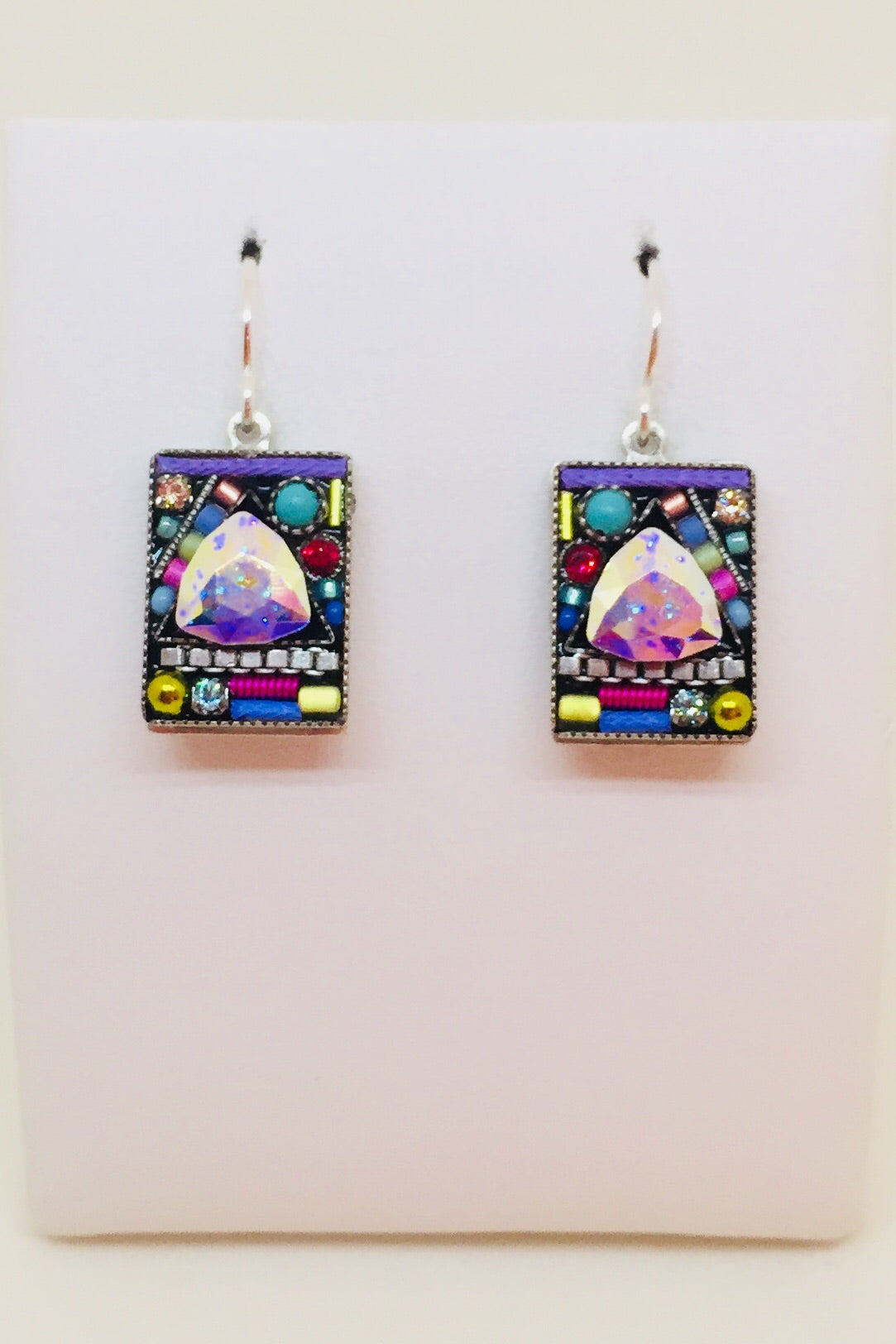 Geometric Large Square Earring-Soft