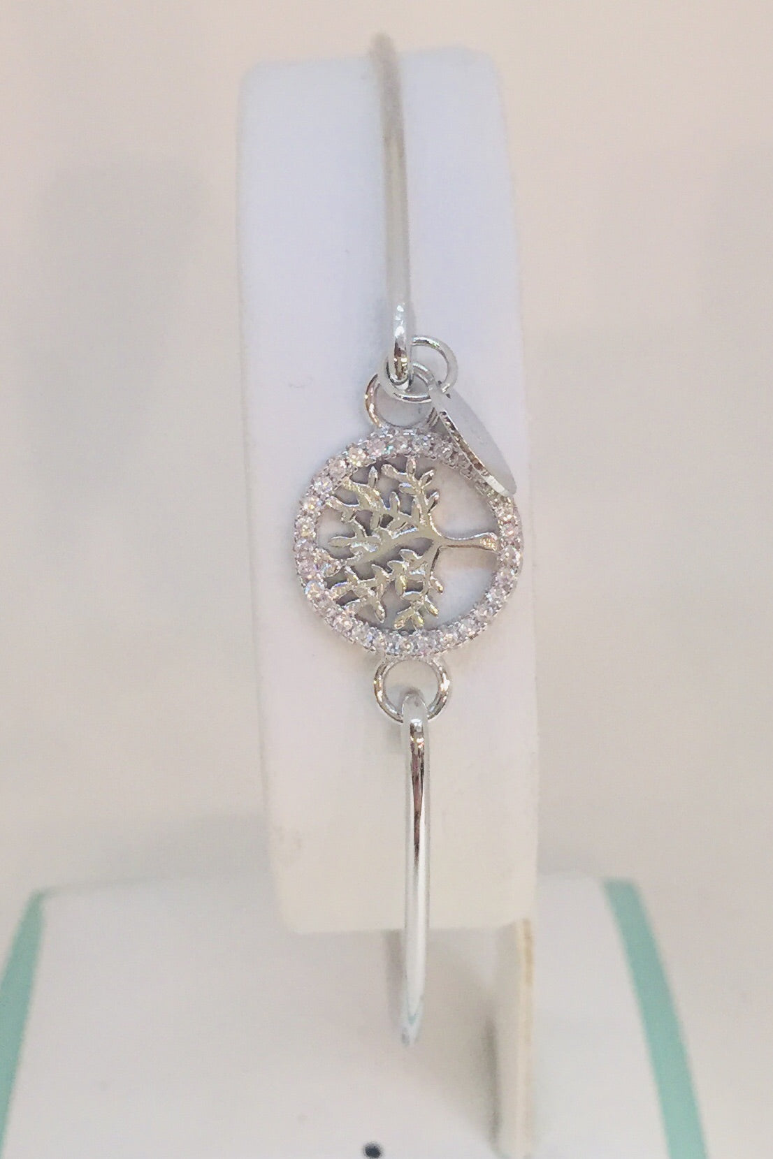 Pave' Icon Bracelet-Silver Tree of Life