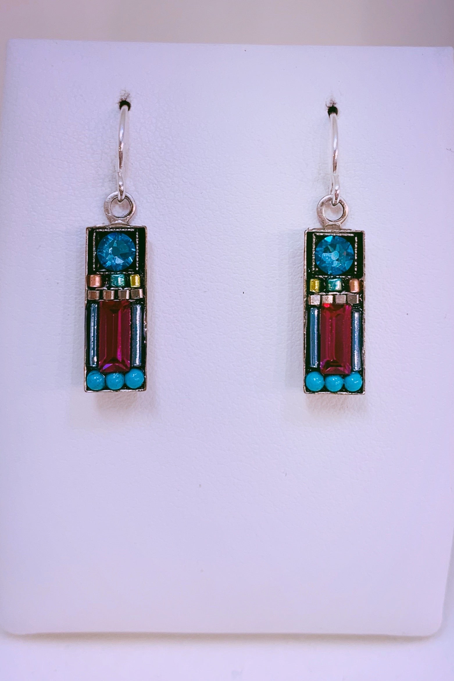 Geometric Rectangle Earring-SOFT