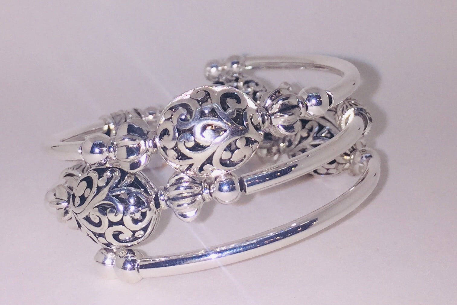 Damask Wrap Bracelet