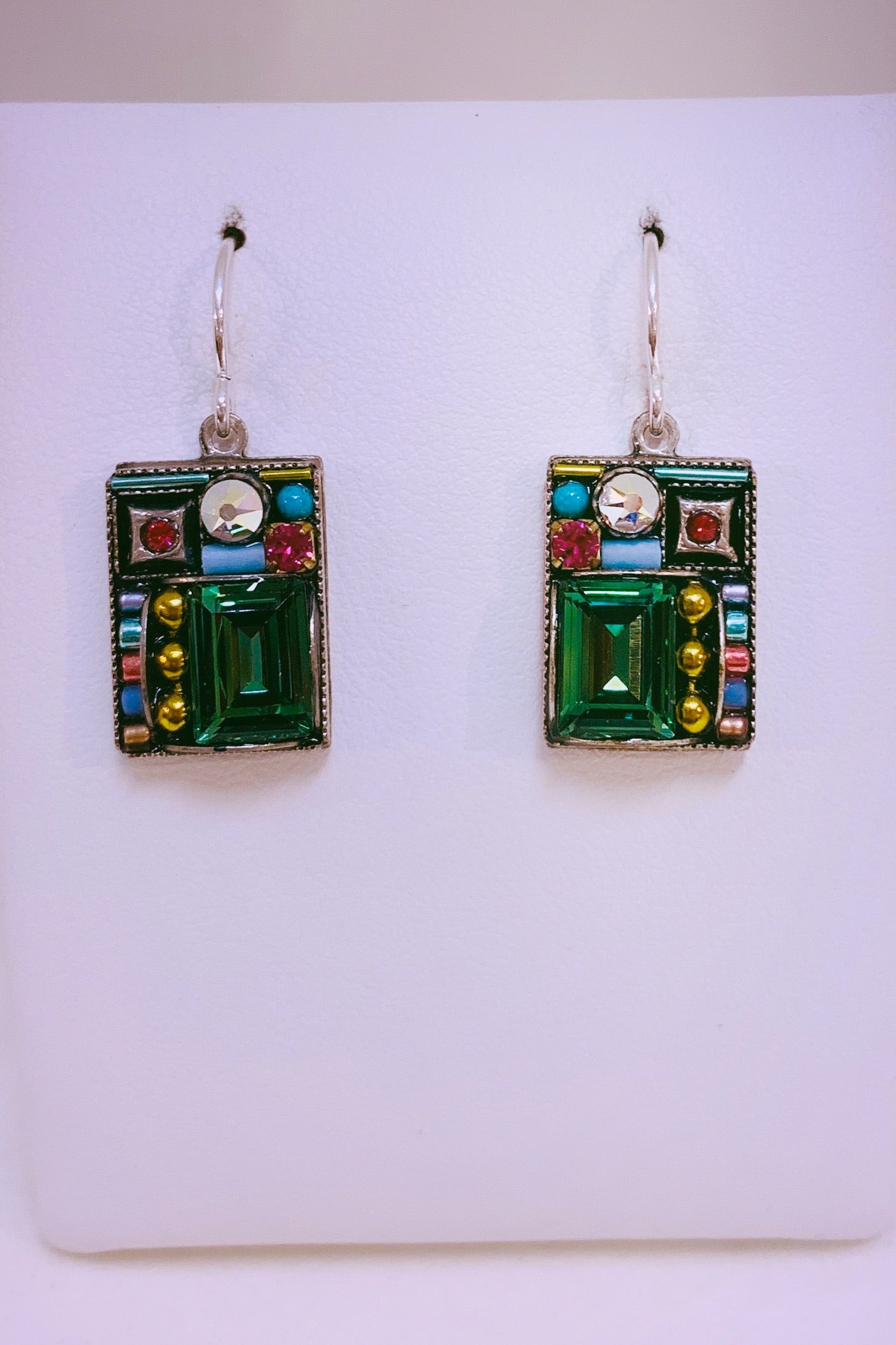 Geometric Rectangle Earring-SOFT