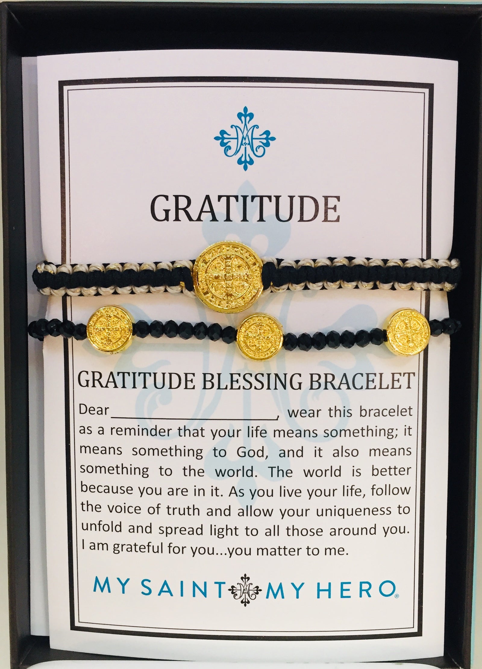 Gratitude Set-Black/Gold