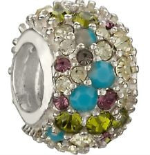 Sterling Silver w Stone - Jeweled Kaleidoscope