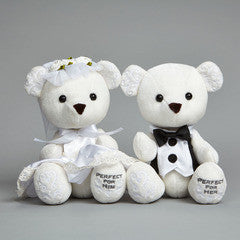 Bride & Groom Plush Set